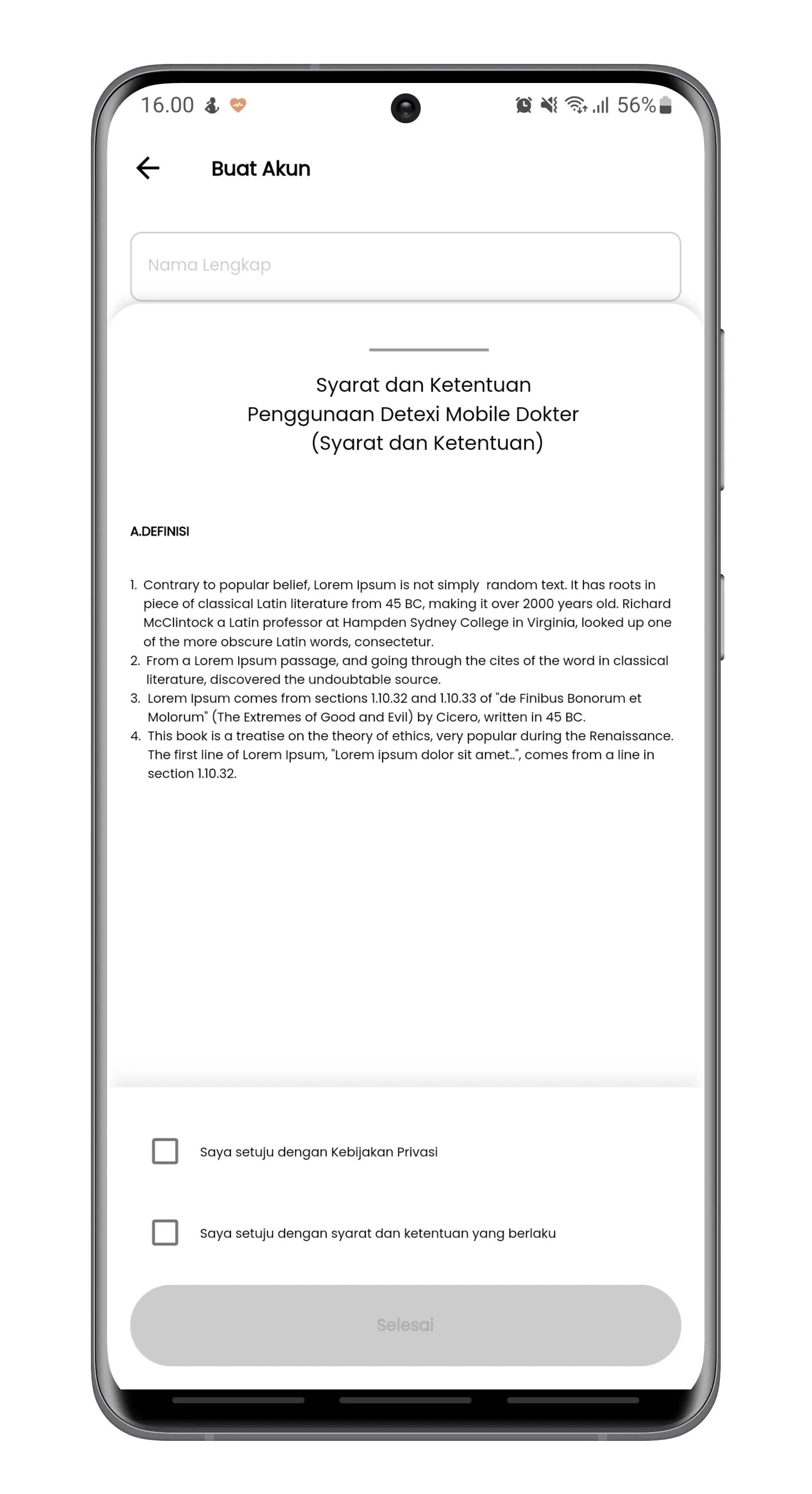 Pencarian dokter berdasarkan spesialisasi