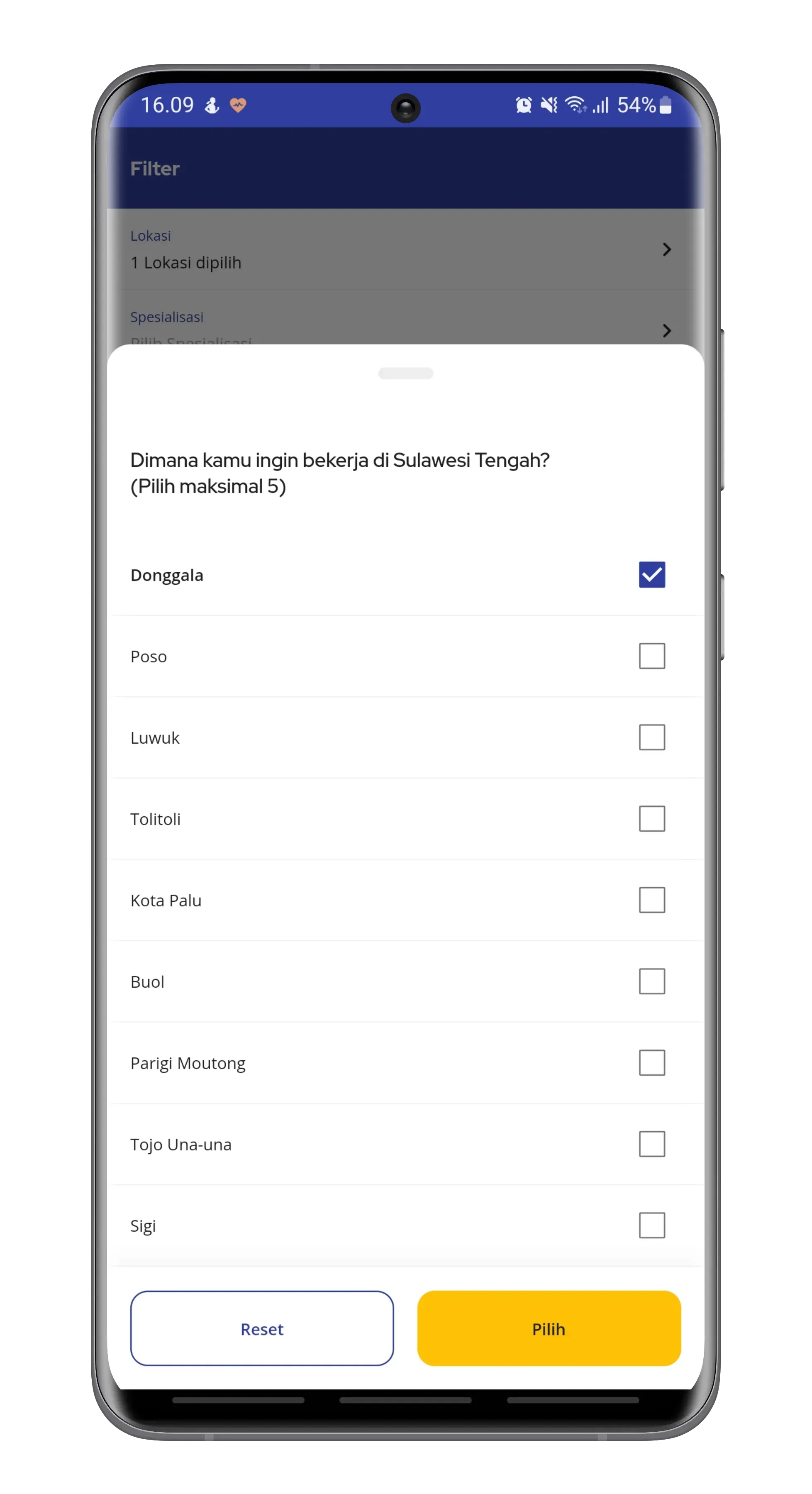 Detail lowongan dengan profil perusahaan mitra