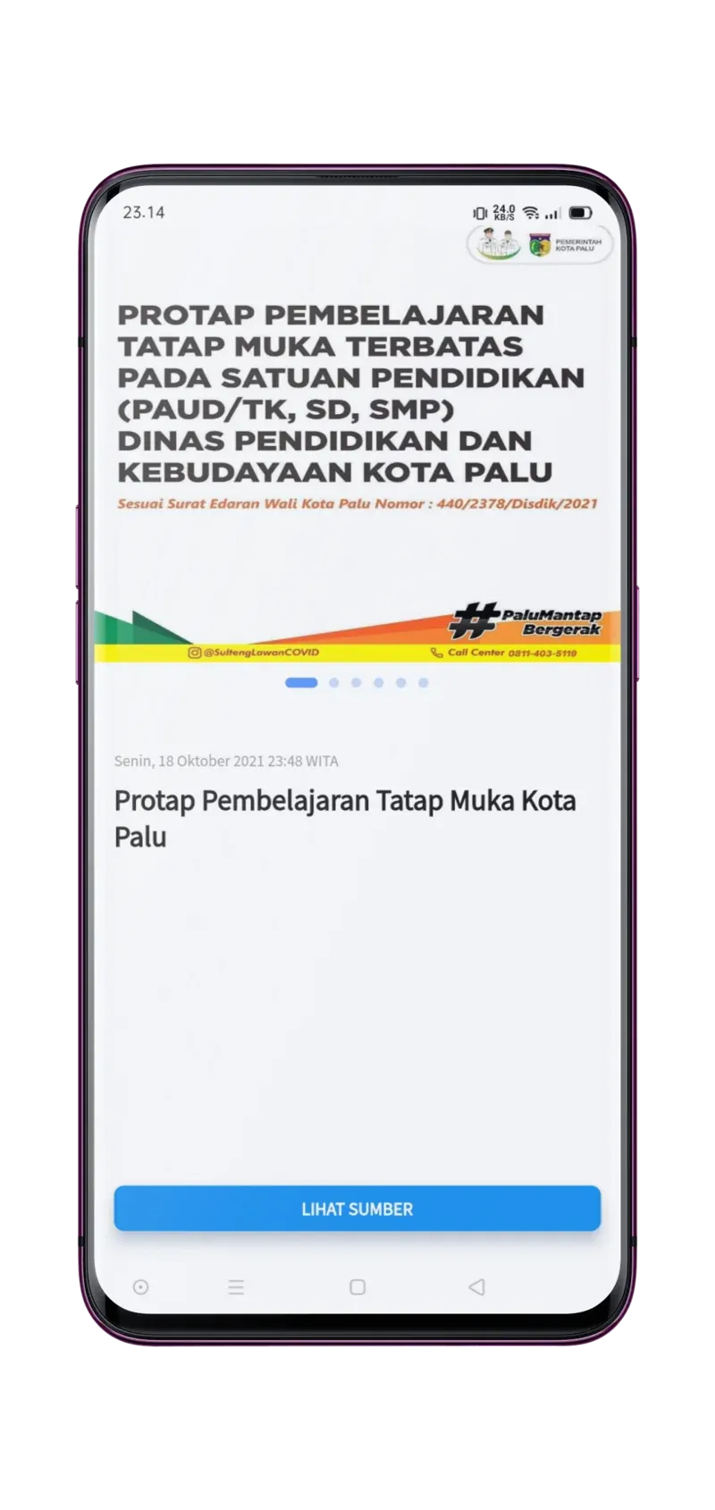 Direktori fasilitas kesehatan PICO Sulteng